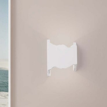 Nova Luce Alas - wandlamp - 15 x 18,5 x 6 cm - 6W LED incl. - wit