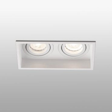 Faro Hyde - inbouwspot - 171 x 89 mm, 165 x 83 mm inbouwmaat - mat wit