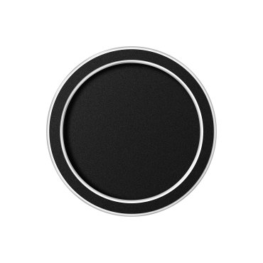 ETH Loïs - plafondlamp - Ø 23 x 5 cm - 3 stappen dimbaar - 15W LED incl. - IP44 -  zwart