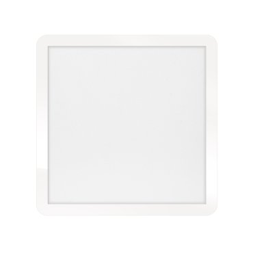 ETH Anne Square - plafondlamp - 40 x 2,7 x 40 cm - 3 stappen dimbaar - 24W LED incl. - IP44 - wit