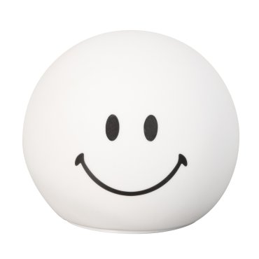 Fischer &amp; Honsel GlowMoji - nachtlampje - Ø 13 x 12 cm - 0,3W RGBW LED incl. - wit
