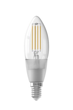 Calex Smart LED lamp - Ø 3,5 x 11,2 cm - E14 - 4,5W - dimfunctie via app - 1800 tot 3000K - white ambiance