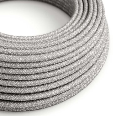 Creative Cables - textielsnoer - per 100 cm -  grijs