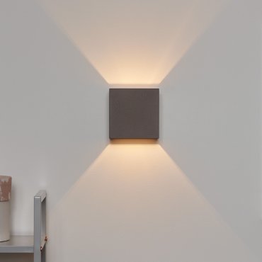Lucide Gipsy Kubus - wandverlichting - 11,5 x 11,5 x 11,5 cm - taupe