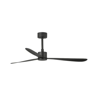 Faro Amelia - plafondventilator - Ø 132 x 26 cm - 6 snelheden - incl. afstandsbediening met timer - zwart