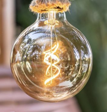 New Garden LED Filament lamp - Ø 12,5 x 17,5 cm - 4,5W - 3V - 2200K - amber