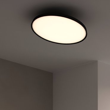 Design for the People Kaito 2 Pro 40 - plafondverlichting - Ø 38,5 x 11,8 cm - 24W dimbare LED incl. - zwart