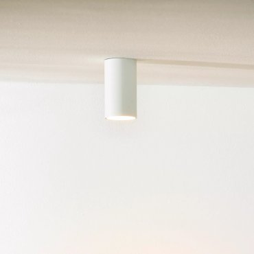 Lucide Delto Rond - opbouwspot - Ø 5,5 x 10 cm - 5W dimbare LED incl. - dim to warm -  wit