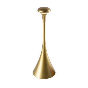 VK lighting Trumpet - oplaadbare tafellamp - Ø 9,9 x 29,2 cm - 2,2W dimbare LED incl. - IP54 - goud