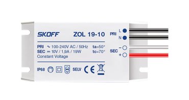 Skoff LED driver - 10Vdc/230V - 19W