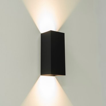 Artdelight Dante XL - wandverlichting - 9 x 10 x 24 cm - zwart