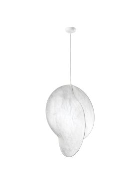 Nova Luce Esperia - hanglamp - Ø 62 x 240 cm - zandwit