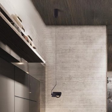Nova Luce Kedros - hanglamp - 11 x 270 x 14 cm - 9W dimbare LED incl. - zwart