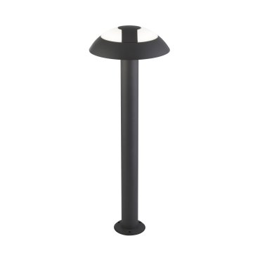 Searchlight Mushroom - tuinpaal - Ø 17 x 73 cm - 15W LED incl. - IP44 - donkergrijs