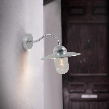 Nordlux Luxembourg - buiten wandverlichting - 26 x 27 cm - IP54 - gegalvaniseerd staal