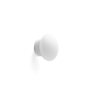 Faro Nubo 120 - wandlamp - Ø 12 x 9 cm - 7,8W LED incl. - IP44 - mat wit