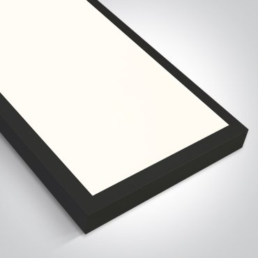 ONE Light UGR19 Backlit CCT V - plafondlamp - 150 x 30 x 4,2 cm - 50W LED incl. - zwart