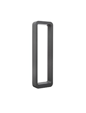 Nova Luce Ned - tuinpaal - 15 x 6 x 50 cm - 6W LED incl. - IP54 - donkergrijs