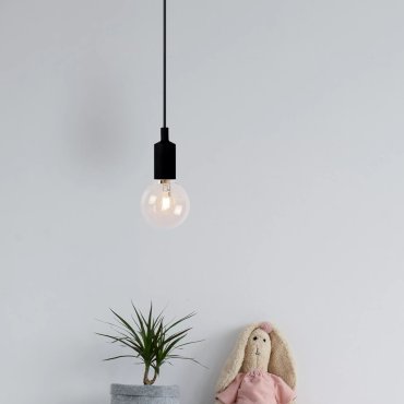 Lucide Fix - hanglamp - Ø 11,8 x 100 cm - zwart