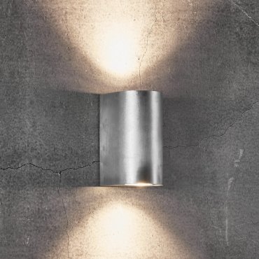 Nordlux Canto Maxi 2 - buiten wandverlichting - 8,7 x 17 x 10 cm - IP44 - gegalvaniseerd metaal