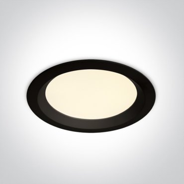 ONE Light UGR19 CCT V Range - inbouwspot - Ø 240 mm, Ø 210 mm inbouwmaat - 30W LED incl. - IP44 - zwart