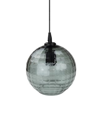 TWEEDEKANS - Vico Hexagon - hanglamp - Ø 19 x 120 cm - fumé