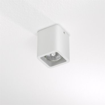 Artdelight Bronx - Opbouwspot 1L - 7 x 7 x 8,5 cm - wit