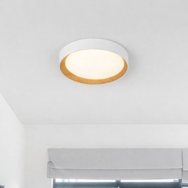 Nova Luce Stake - plafondlamp - Ø 45 x 8 cm - 40W dimbare LED incl. - zandwit
