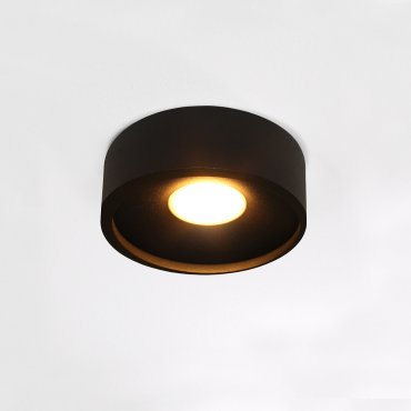 Artdelight Orlando - plafondverlichting - Ø 14 x 5 cm - 10W dimbare LED incl. - zwart