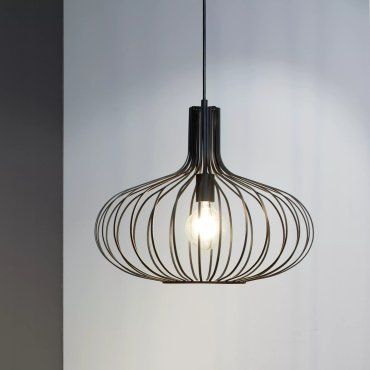 Lucide Manuela - hanglamp - Ø 50 x 170 cm - zwart