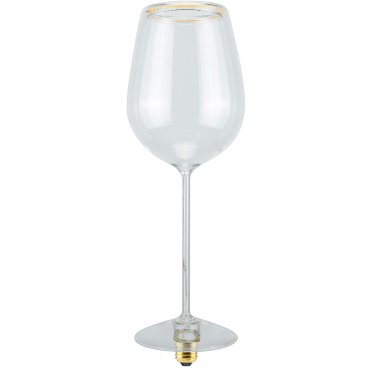 Segula LED lamp - Floating Wine - Ø 12 x 37 cm - E27 - 5W dimbaar - 2200K - transparant