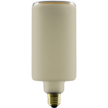 Segula LED lamp - Floating Cylinder - Ø 9 x 21 cm - E27 - 4,5W dimbaar - 1900K - smokey frost