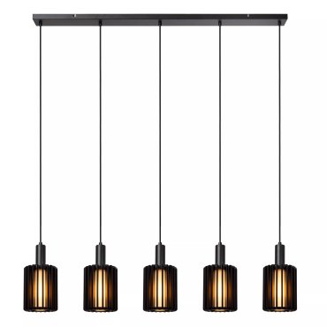 Lucide Lambres - hanglamp - 164 x 15 x 164 cm - zwart