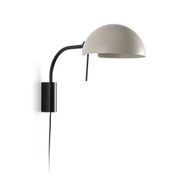 Faro Dominica - wandverlichting met schakelaar - 32,9 x 25 x 50,2 cm - mat zwart en beige