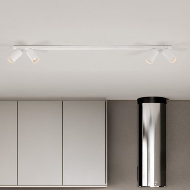Nova Luce Oso - opbouwspot - 120 x 3,5 x 10,5 cm - wit