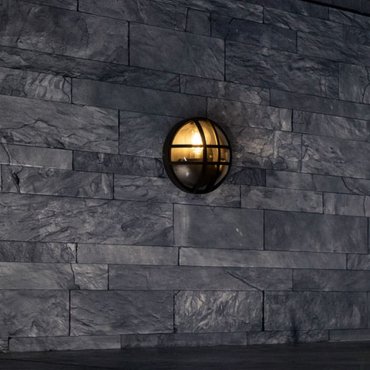Nova Luce Amel - buiten wandverlichting - Ø 17,5 x 10 cm - IP65 - donker antraciet