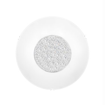 Nova Luce Era - plafondverlichting - Ø 50 x 12 cm - wit