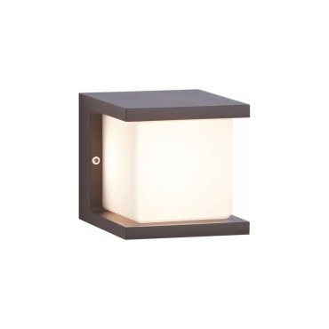 Artdelight Iser - plafondlamp/wandlamp - 10 x 10 x 11 cm - 10W dimbare LED incl. - IP54 - antraciet