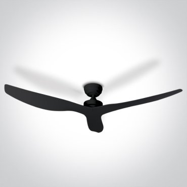 ONE Light Classic Fan Range - plafondventilator - Ø 132 x 28 cm - zwart