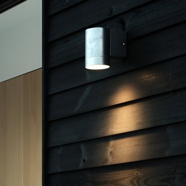 Nordlux Tin Maxi - buiten wandverlichting - Ø 7,5 x 12,5 cm - gegalvaniseerd