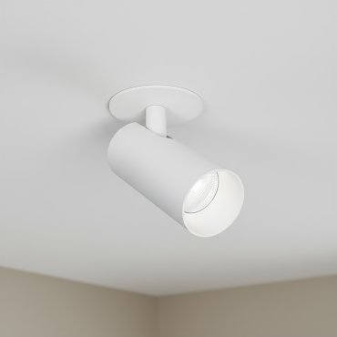 ONE Light COB Cylinders - opbouwspot 1L inclusief witte en zwarte reflector - Ø 6 x 9 cm - 6,5W dimbare LED incl. - wit