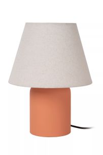 Lucide Macia - tafellamp - Ø 20 x 27 cm - terracotta