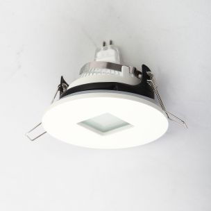 Maxlight H0042 - inbouwspot 1L - Ø 85 mm, Ø 70 mm inbouwmaat - IP65 - wit