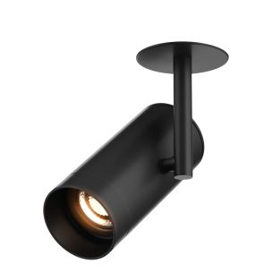 Zuma Line Tori SL 2 Next - spot met opbouw- en inbouwrozet - 9,2 x 13 x 21,2 cm - zwart