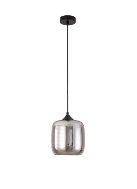 Artdelight Apollo - hanglamp - Ø 20 x 171 cm - titan en goud