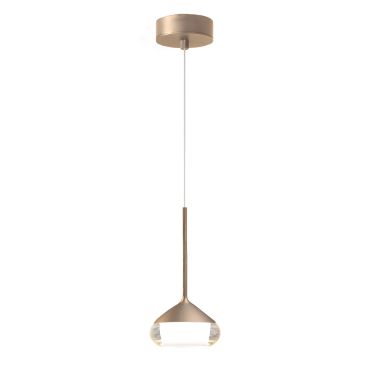 Artdelight Phoenix - hanglamp - Ø 11,6 x 8,2 cm - 7W dimbare LED incl. - champagne