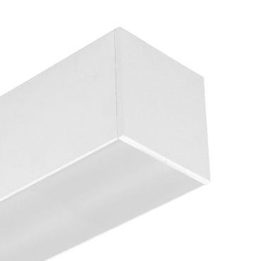 Lichtkoning Line - plafondlamp - 5,3 x 5,3 cm profiel - 28,8W LED per meter - wit