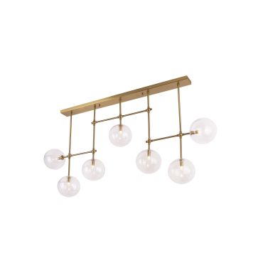 Maxlight Lollipop - hanglamp - 140 x 75 cm - messing