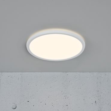 Nordlux Oja - plafondverlichting - Ø 29,4 x 2,3 cm - 3 stappen dimmer (3000K-4000K) - 18W LED incl. - wit