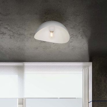Nova Luce Opsi - plafondlamp - Ø 30 x 15 cm - zandwit